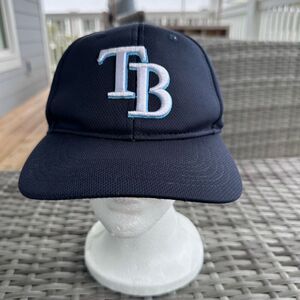 Tampa Bay Rays Hat Adjustable Strapback Baseball MLB Cap OC Sports Navy Blue‎